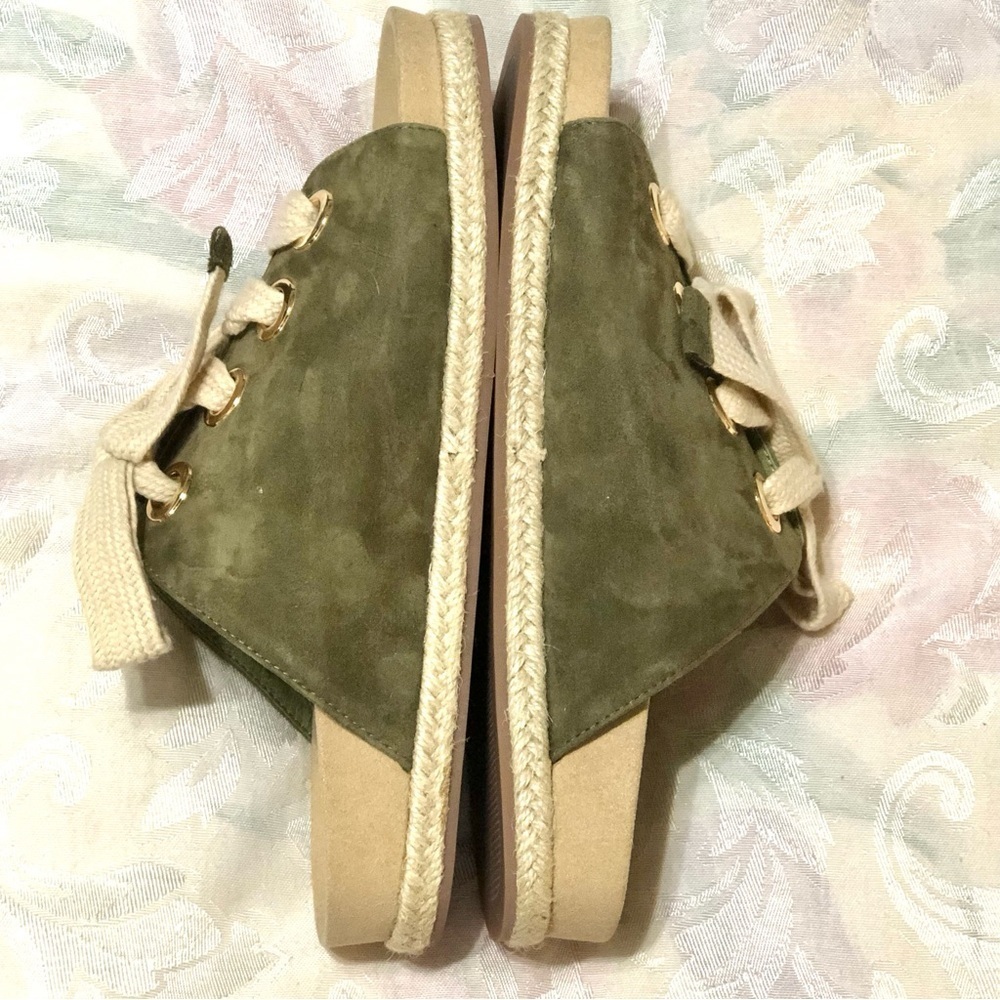 Anthropologie Silent D Fronnie Laced Slip On Sandals Fronnie US 8-8.5 EU 39 - Picture 6 of 9